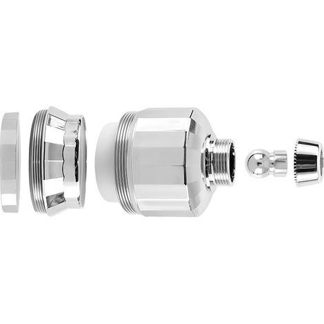 【Chauffage et ventilation】Pommeau de douche filtrant à raccord fileté 1/2 pouce, pommeau de douche à filtration multicouche, pommeau de douche pivotant à 360° avec filtre, élimine les impuretés, haute (1/5)