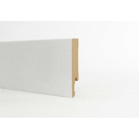 Battiscopa 100X14 Mm Mdf 240 Cm Bianco - 5 Pz