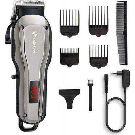 TRADE SHOP - Tagliacapelli Elettrico Professionale A Batteria Ricaricabile Senza Fili Gm-6135 - (1/5)