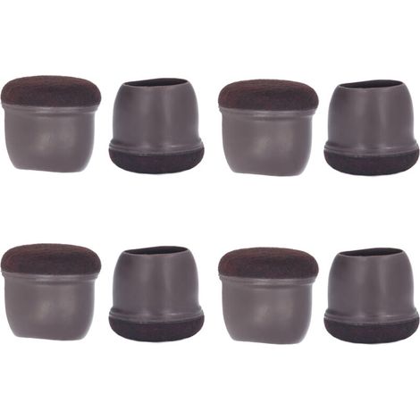 Lot de 8 protège-pieds de chaise, table, lit, meubles : coussinets souples et élastiques pour une utilisation domestique (grand format). (1/5)