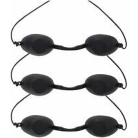 Lunettes de protection UV pour traitement IPL et solarium – Lot de 3 pièces, verres filtrants haute efficacité, usage professionnel ou domestique (1/4)