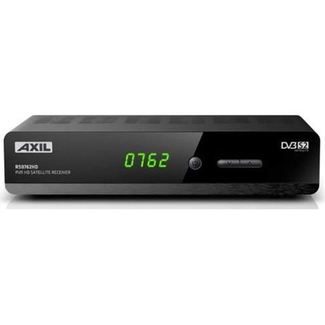 Récepteur satellite Axil Rs0762hd Dvb-s2 TimeShift Port Usb 2.0 Hdmi