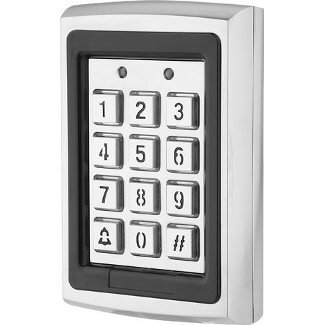 RFID-Karten-Türzugangskontrollsystem mit Tastatur und Hintergrundbeleuchtung (1/5)