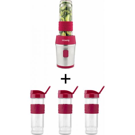 H.KOENIG SMOO10+BTL10 - Blender portable et kit bouteilles (1/5)