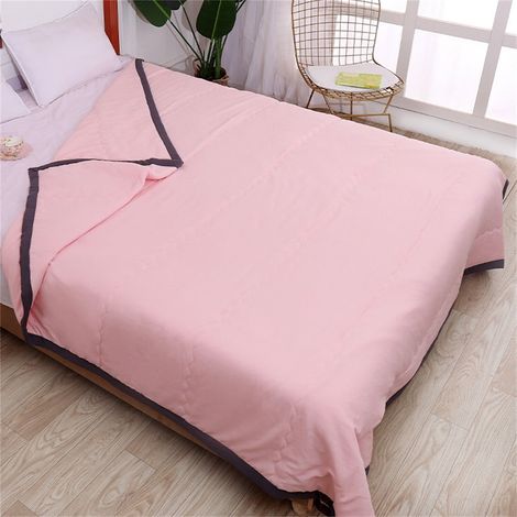 Couette Climatisation Été Coton Lavé 100 x 130 cm - Couverture Légère Respirante pour Enfant - 1 Pièce (1/5)