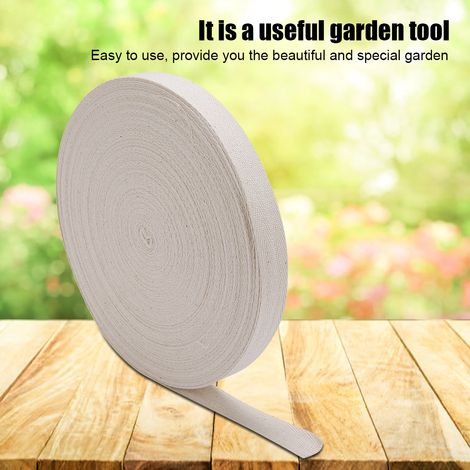 Ruban adhésif coton pour greffage, bandage de liaison, outil de jardin bonsaï (2cm, blanc) (1/5)