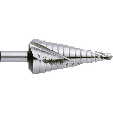 Exact 07005 HSS Punta a gradini 6 - 36 mm Alberino a 3 facce 1 pz.