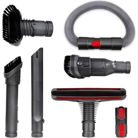 FENOPLASTICAFOREHILL Kit Accessoires pour Dyson V15 V11 V10 V8 V7 Aspirateur, Brosse de Rechange compatible avec Dyson, pour Maison, Bureau, Siges de Voiture (1/5)