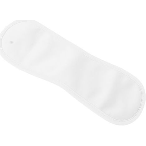 Halsbeutel für Rizinusöl, Polyester, Baumwolle, Rizinusöl, für die Leber, weniger Kleckern, wiederverwendbar, waschbar, bequem, zum Schlafen, passgenau, weiß (1/5)