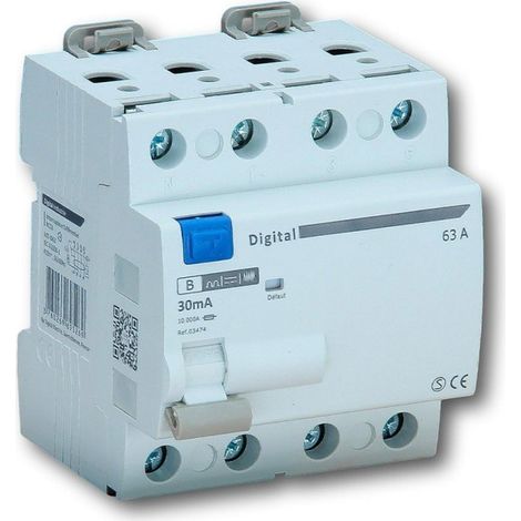 Interrupteur différentiel 4x63A/30mA Type B - Digital electric 03474