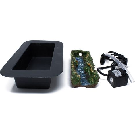 Kit per Cascata Presepe Vaschetta Pompa Tubo Ruscello 86483