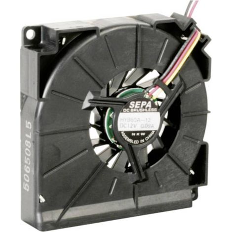 SEPA HYB60A12 Ventilatore radiale 12 V/DC 7.9 m³/h (L x L x A) 59.5 x 12.5 x 59.5 mm