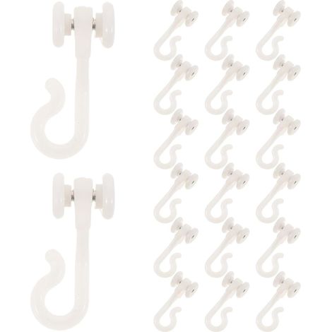 OUNONA Lot de 100 crochets suspension pour rideaux et (1/5)
