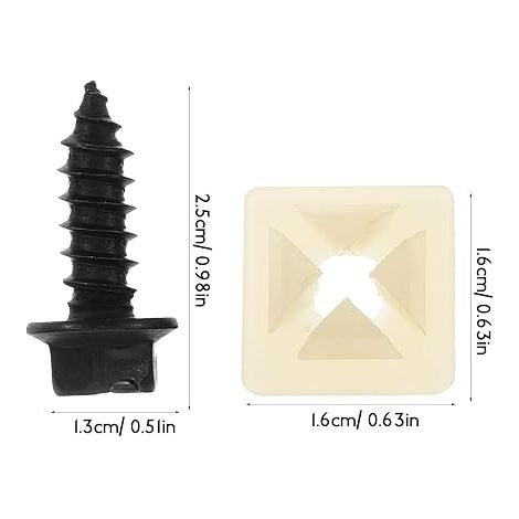 Bracket - Mounting Gasket - Fixing Accessories - Car Screws (1/4)