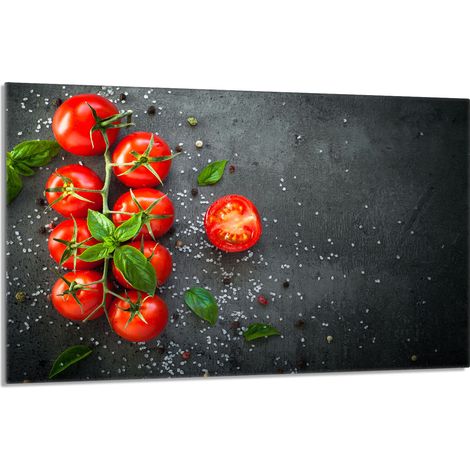 Glas-Herdplattenschutz 80x52 Tomaten (1/5)