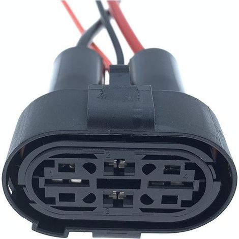 1H0973204/1-829530-2 Compatible avec le connecteur de pompe à carburant et le faisceau de câbles du capteur d'oxygène de la Volkswagen Passat (connecteur unique).