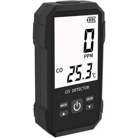 Détecteur Monoxyde Carbone Analyseur Gaz Combustible Portable Détecteur Fuite Gaz Naturel Multifonction Alarme À Réponse Rapide Détecteur Fuite Gaz Portable Alarme Détecteur Co,de dyk. (1/4)