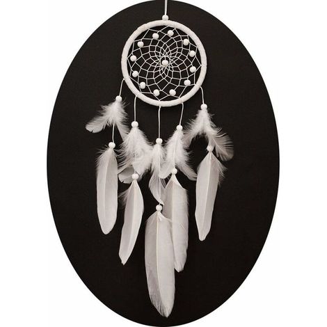 Attrape Rêves, Plumes Capteur de Rêves,Histoires en Mythologie Amérindienne pour Mur Décoration à Suspendre Craft Cadeau (1/5)