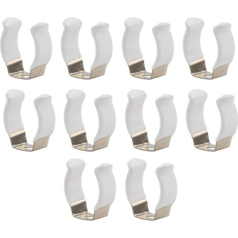 Pince bois 20 pièces 20mm ouverture 18mm PVC/métal, pour collage (1/5)