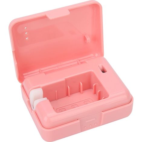 Machine de nettoyage portable murale à ultraviolets pour têtes de brosse à dents (rose UE) (1/5)