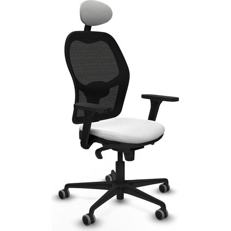 piqueras-y-crespo Silla Ergonómica Moderna Blanca de Oficina (1/3)