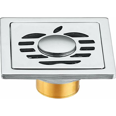 Siphon Douche Plat en Acier Inoxydable, Siphon Auto Obturant pour Salle de Bain et Machine à Laver (1/3)