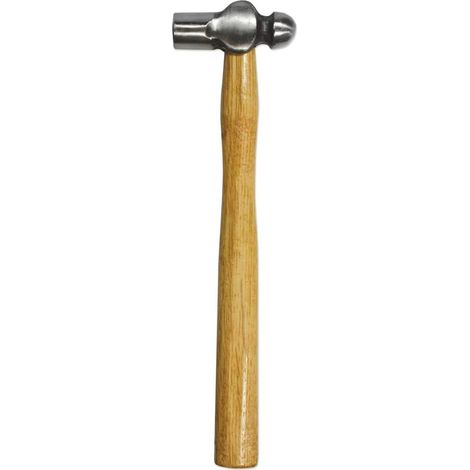 Marteau sphérique, tête en acier et manche en bois, outil de fabrication de bijoux (1/4)