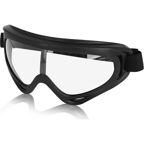 Lunettes de protection X400 antibuée anti-vent, verre transparent, anti-salive, sécurité oculaire professionnelle (1/5)