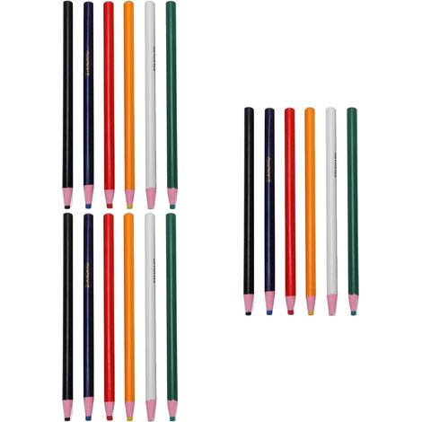 set di gessetti per marcatura da cucito, matite lavabili per marcatura su tessuto, accessorio di sicurezza per quilting e cucito, 6 pezzi 3 (1/5)