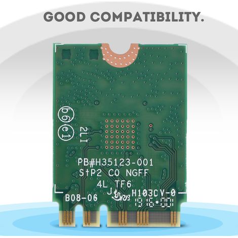 Carte réseau sans fil double bande AC 3165NGW NGff M2 433m Bluetooth 4.2 802.11ac pour Lenovo Intel3165 (1/5)