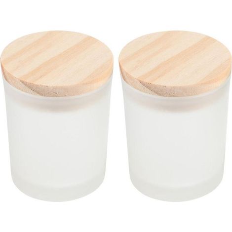 2 Stück DIY-Kerzenbehälter