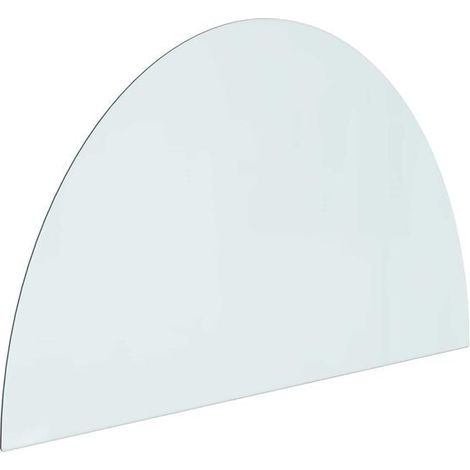 Panneau arrière de cheminée en verre transparent 1000 x 600 mm (1/5)