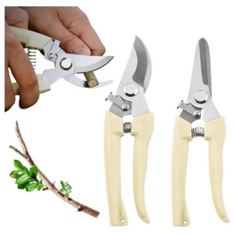 Gartenschere – Rutschfest – Ergonomisch – Arretierbarer Griff – SK5-Stahl – 2 Modelle (1/5)