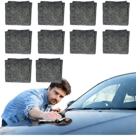 Set di 10 panni per la rimozione dei graffi Panno magico per lucidatura Panno nano per la pulizia Rimuovi graffi multifunzionale Panno magico per lucidatura auto Cark (1/5)