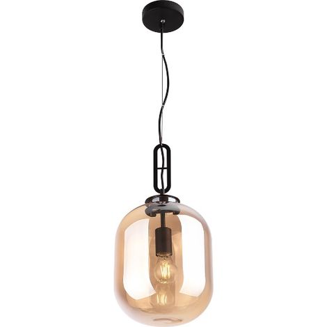 Suspension industrielle Honey ambre Ø24 E27 Maxlight (1/3)