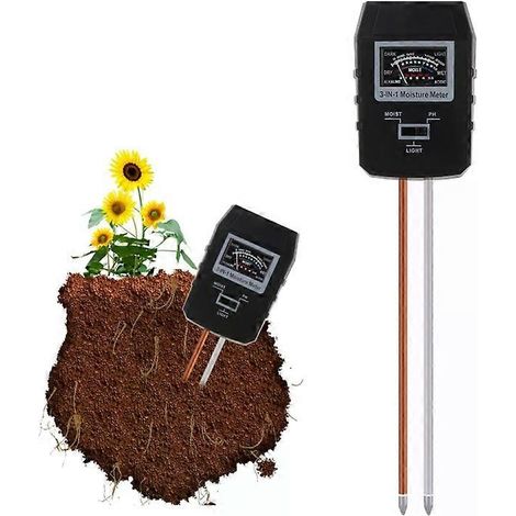 Mini-mesureur de pH du sol - Moniteur d'humidité pour le jardinage (1/5)