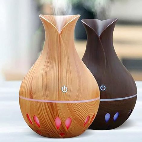 TrAdE Shop Traesio - Umidificatore Ambiente Aroma Diffusore Olio Essenziale Silenziosa Usb 7 Colori Led Ufficio - (1/5)