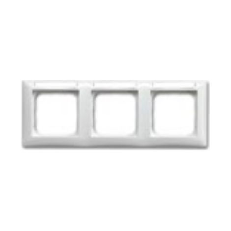 Cornice interruttore Busch-Jaeger 1754-0-4550 plastica 3 posti