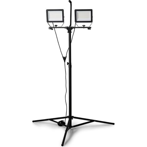 Faretti LED STAK 2 x 100W, 17.000 lumen, IP65, su treppiede, cavo da 3 m. (1/5)