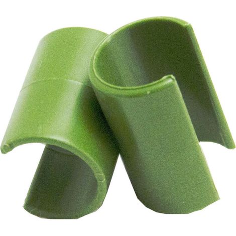 ,Boucles Feuilles Serre 10pc Type Serre Fixation en Plastique Type Pince À Boucle Fixe pour Adaptateurs Jardinage,16mm (1/5)