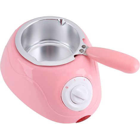 Elektrischer Schokoladenschmelzer, Bonbonschmelzmaschine, Küchengerät mit DIY-Formenset, rosa, 150 W (1/5)
