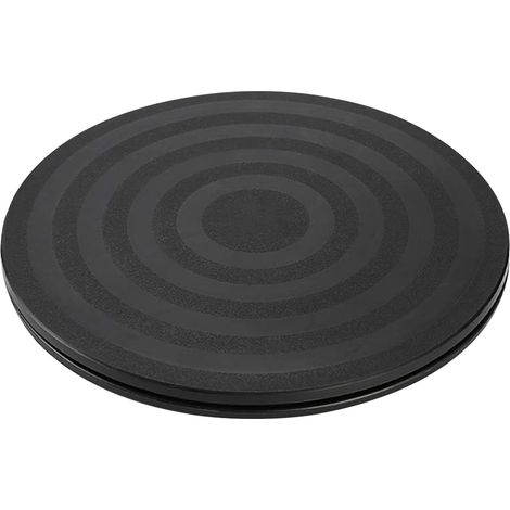 Plateau Tournant,TourneDisque Rotatif Rotatif à 360 Degré Plateau Pivotant TV,Degrés avec Roulements à Billes en Acier, Charge15 kg, Idéal pour TV, Artisanat, Présentoirs, 20 cm de Diamètre (1/5)