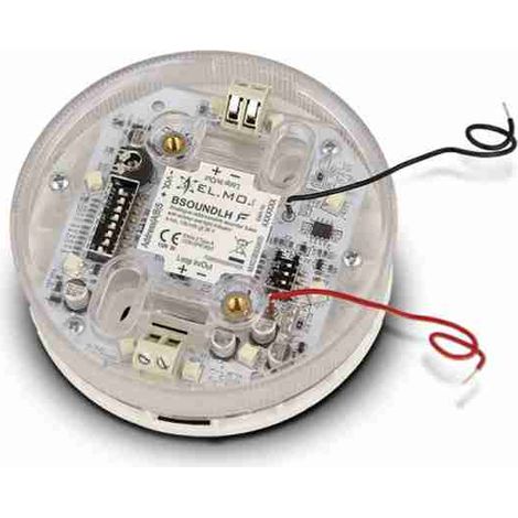 Segnalatore acustico indirizzabile linea FYRA con indicazione luminosa su base sensore