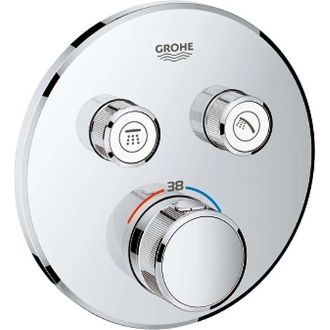 Grohe Grohtherm SmartControl - Miscelatore doccia termostatico ad incasso, 2 utenze, cromato 29119000 (1/3)