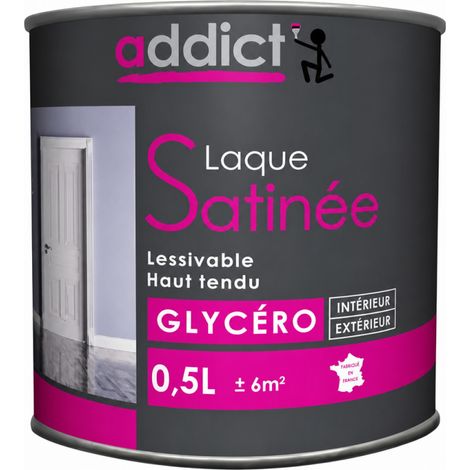 Glycerinlack seidenmatt 0.5L weiß.