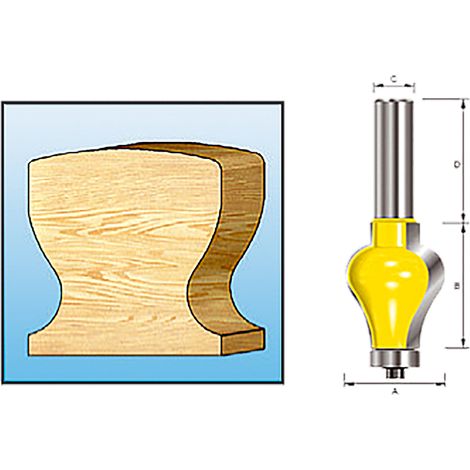 MAKITA D-11829 318 mm Profilfräser