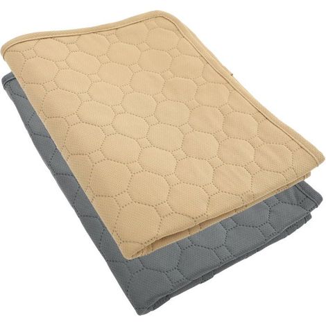 Lot de 2 tapis absorbants réutilisables et lavables pour chiens et cochons d'Inde