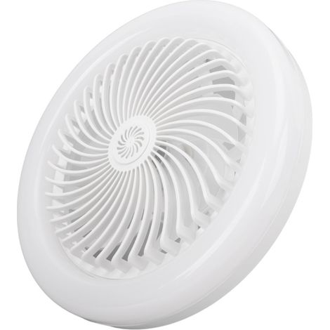 Ventilador de techo LED de 30 W, silencioso y de bajo consumo, con mando a distancia, funcionamiento silencioso y que no daña la vista.