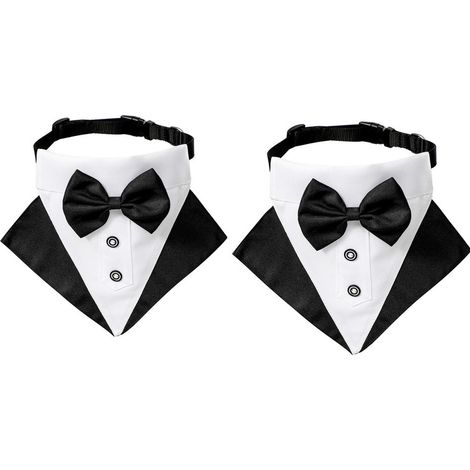Filiyano-2 serviettes de mariage formelles pour chiens pour une fête (1/5)