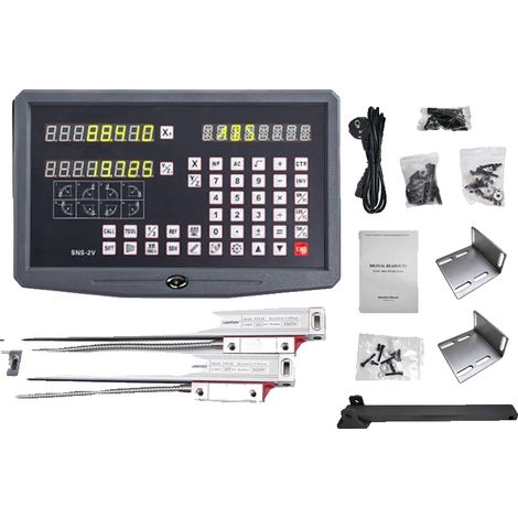 Pantalla digital, medición de precisión, compatibilidad versátil, kit completo de 0,005 mm. (1/2)